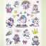 Einhorn Glitzersticker Über 160 Stück, Glitzer Sticker, Einhorn Geschenk für Mädchen Einschulung, Schultüte Füllung
