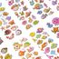 Vicloon 3D Aufkleber, 24 Blätter 380+ Verschiedene 3D Stickers Geschwollene, Aufkleber Einschließlich Unterwasserfische, Zeichentricktiere und Mehr