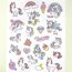 Einhorn Glitzersticker Über 160 Stück, Glitzer Sticker, Einhorn Geschenk für Mädchen Einschulung, Schultüte Füllung