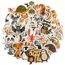 Vicloon Kleine Tiere Sticker Set, 50 Stück Wasserdicht Vinyl Stickers, Anime Sticker Set, Cartoon Aufkleber für Auto Laptop Skateboard Fahrrad Moped Motorrad