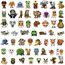 100 Stück Italian Brainrot Aufkleber für Laptop, Stoßstange, Skateboard, Wasserflaschen, Computer, Telefon, Gitarre, Cartoon-Aufkleber für Kinder, Teenager und Erwachsene