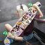 Coole Aufkleber 200 Stück, japanische Cartoon Anime Vinyl Aufkleber für Laptop, Gepäck, Skateboard, Auto, Kind und Teens