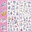 Einhorn Glitzersticker Über 160 Stück, Glitzer Sticker, Einhorn Geschenk für Mädchen Einschulung, Schultüte Füllung
