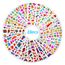 Vicloon 3D Aufkleber, 28 Verschiedene 3D Stickers 500+ Geschwollene Aufkleber