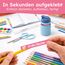 melu kids® Namensaufkleber Kinder für Schule & Kita (75 Stück) - Personalisierte Aufkleber mit Namen für Stifte und alle Schulsachen - Wasserfest in Spülmaschine (Himbeerrosa)