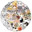 50 Stück Katze Aufkleber für Laptop, Stoßstange, Skateboard, Wasserflaschen, Computer, Telefon, Gitarre, Cartoon-Aufkleber für Kinder, Teenager und Erwachsene