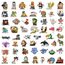 100 Stück Italian Brainrot Aufkleber für Laptop, Stoßstange, Skateboard, Wasserflaschen, Computer, Telefon, Gitarre, Cartoon-Aufkleber für Kinder, Teenager und Erwachsene