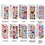 Vicloon 40 verschiedene Bögen, 3D-Aufkleber für Kinder, 1100+ geschwollene Kinder, Aufkleber für Belohnung von Geschenken, Scrapbooking, einschließlich Tiere, Zahlen, Buchstaben, Emojis, Dinosaurier