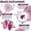 BUYGER Percussion Instrumente für Kinder, Baby Montessori Musikspielzeug aus Holz, Musikinstrumente mit Tamburin, Becken, Holzspielzeug Geschenke für Kinder ab 1 Jahre