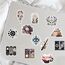 Hexe Sticker 50 Stück,Witchy Sticker Set Wasserfest Graffiti Aufkleber,Aesthetic Sticker für Laptop Skateboard Koffer Helm Auto Fahrrad Handy Scrapbook,Geschenk für Kinder Teenager Erwachsene
