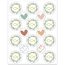 16 Bögen Sticker Kinder Aufkleber Set - ideal zum Kommunion, Konfirmation, Taufe - Stickerbögen für Gästebuch Fotoalbum - für Mädchen und Junge