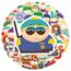 South Park Sticker,50 Stück Anime Vinyl Sticker Set, Wasserfest Cartoon Graffiti Aufkleber Stickers für Laptop Skateboard Koffer Helm Motorrad Auto Fahrrad Handy,Geschenk für Kinder Erwachsene