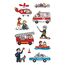 AVERY Zweckform 54137 Kinder Papier-Sticker Berufe 30 Aufkleber (für Jungen und Mädchen, Polizei, Feuerwehr, Notarzt, Kindergeburtstag, Mitgebsel, Gastgeschenk, zum Spielen, Sammeln, Basteln)