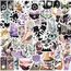 Hexe Sticker 50 Stück,Witchy Sticker Set Wasserfest Graffiti Aufkleber,Aesthetic Sticker für Laptop Skateboard Koffer Helm Auto Fahrrad Handy Scrapbook,Geschenk für Kinder Teenager Erwachsene