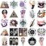 Hexe Sticker 50 Stück,Witchy Sticker Set Wasserfest Graffiti Aufkleber,Aesthetic Sticker für Laptop Skateboard Koffer Helm Auto Fahrrad Handy Scrapbook,Geschenk für Kinder Teenager Erwachsene