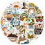Sticker Sprüche 100 Pcs Motivationssticker, Stickers Inspirierende Motivation, Positive Affirmationen Sprüche Aufkleber, Wasserfeste Vinyl Sticker für Laptop Scrapbooking Journal Skate Snowboard usw