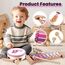 BUYGER Musikinstrumente für Kinder aus Holz ab 1 Jahre, mit Xylophon Schlagzeug, Baby Percussion Instrumente, Montessori Spielzeug Holzspielzeug, Geschenk für Kinder Mädchen 1-3 Jahre