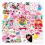Flamingo Sticker,50 Stück Süße Aufkleber Set Wasserfeste Vinyl Aufkleber für Skateboard Laptop Koffer Helm Motorrad Auto Fahrrad Handy,Geeignet für Erwachsene Kinder