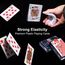 Wugauwor Wasserfeste Plastik Spielkarten, 2 Kartendecks, Rot und Blau, Professionelle Plastik Pokerkarten, Kunststoff Spielkarten, Poker Kartendeck, Poker Karten für Blackjack, Canasta Kartenspiel