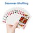 Wugauwor wasserdichte Spielkarten, Kunststoff Spielkarten, Kartenspiel, Wasserfeste Poker Karten für Camping Spiele, Playing Cards für Blackjack Bridge Kartenspiele, 1 Deck, Blau