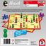 Schmidt Spiele 49330 Classic Line, Mensch ärgere Dich Nicht, mit extra großen Spielfiguren aus Holz, FFP, 2 bis 6 Spieler, bunt
