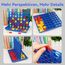 Pup Go Standard-Größe 4 in Einer Reihe Brettspiele für Kinder ab 3+ Jahren, Mädchen Jungen, Pädagogisches Strategiespiel Spielzeug, Kinderspiele für 2 Spieler 6 Ersatzchips