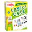 HABA Logic! CASE Starter Set – Logikspiel für Kinder ab 5 Jahren – Unterhaltsame Bilderrätsel mit 77 Aufgaben – Lernspiel für unterwegs – 1306120001