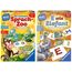 Ravensburger 24945 - Der verdrehte Sprach-Zoo - Spielen und Lernen für Kinder, Lernspiel für Kinder von 4-7 Jahren, Spielend Neues Lernen für 2-4 Spieler & 24951 - E wie Elefant
