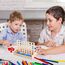 ZUNIPLEX 4 In a Row Klassik,Holz 4 in Einer Reihe Spiel,Lernspielzeug für Kinder,Strategiespiel für Kinder ab 3 4 5 6 7 8