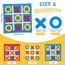 Moosono Tic Tac Toe Spiel, 12 Stück Filz Tic Tac Mini, Bunt Tic Tac Town Spiel, Mitgebsel Kindergeburtstag, Lernspielzeug Geeignet für Geburtstag, Kindertag, Zuhauser, Schule, Party