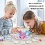 HABA Einhorn Glitzerglück: Wolkenstapelei – Stapelspiel für Kinder mit Einhörnern, Holz-Wolken & 10 glitzernden Wolkenkristallen, ab 4 Jahren – 2012232001