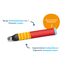 Edurino Ergonomischer Eingabestift I Special Edition | Tablet Stift für Kinder I Eingabestift für Edurino Figuren I Lernspiele ab 4 Jahren I Stylus Touch Pen (Rot)
