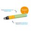 Edurino Ergonomischer Eingabestift I Tablet Stift für Kinder I Eingabestift für Edurino Figuren I Lernspiele ab 4 Jahren I Stylus Touch Pen (Hellgrün)