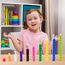 HOTUT Steckwürfel, 100 Stück Math Cubes, rechenwürfel grundschule mit 18 Lehrkarten und löschbarer Stift, Lernen Lernspiele, mathematische würfel Geschenk ab 3-8 Jahren Jungen und Mädchen