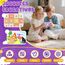 Fippesax Kinder Handy Smartphone Spielzeug, Kinderkamera Handy für Mädchen & Jungen, 20 lernspiele, Dualkamera, 8G SD Karte, MP3 Player, Perfektes Weihnachts für 3-9 Jahre (Lila)