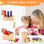 Montessori Spielzeug ab 1 Jahr, Holzspielzeug Kinder Farbe Sortierspiel Baby Spielzeug 1 Jahr Kinderspielzeug ab 1-3 Jahre Geschenk Mädchen Jungen 1 2 3 Jahre Lernspiele ab 1 2 Jahr Motorikspielzeug