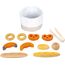 small foot Brotkorb-Set "fresh" aus Holz, mit Backzange, Zubehör für Kinderküche und Kaufladen, ab 3 Jahren, 11444
