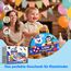 hahaland Baby Spielzeug ab 1 2 3 Jahr, Angelspiel für Kinder 6 12 Monate, 2 Angelruten - Farben Formen Lernspiele, Motorikspielzeug, Montessori Spielzeug, Fische Angeln Spiel, Geschenk Junge Mädchen