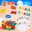 Joozmui Spielzeug ab 3 4 5 6 7 8 Jahre Mädchen, Buchstaben Lernen Lernspiele ab 3-8 Jahre Kinderspielzeug ab 3-8 Jahre Steckpuzzle Holz Montessori Spielzeug ab 3-8 Jahre Junge Einschulung Geschenk