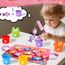 Tokiyis Baby Spielzeug ab 1 2 Jahr, Rosa Angelspiel für Kinder 6 9 12 18 Monate, Lernspiele, Motorikspielzeug, Montessori Spielzeug, Fische Angeln Spiel - Weihnachts- und Ostergeschenk für Mädchen