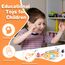 Hopton Montessori Schraubbrett, Dinosaurier Bagger Spielzeug Ab 3 Jahre, Busy Board Holz Kinder Spielzeug, Motorikspielzeug Lernspiele für Kinder Mädchen Junge