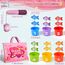 Tokiyis Baby Spielzeug ab 1 2 Jahr, Rosa Angelspiel für Kinder 6 9 12 18 Monate, Lernspiele, Motorikspielzeug, Montessori Spielzeug, Fische Angeln Spiel - Weihnachts- und Ostergeschenk für Mädchen