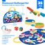 hahaland Baby Spielzeug ab 1 2 3 Jahr, Angelspiel für Kinder 6 12 Monate, 2 Angelruten - Farben Formen Lernspiele, Motorikspielzeug, Montessori Spielzeug, Fische Angeln Spiel, Geschenk Junge Mädchen