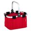 Theo Klein 9661 reisenthel Einkaufskorb carrybag mini, rot I Kaufladen-Zubehör mit Aluminiumrahmen und klappbarem Bügel I Maße: 25 cm x 17,5 cm x 16,5 cm I Spielzeug für Kinder ab 3 Jahren