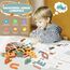 Joozmui Spielzeug ab 3 4 5 6 7 8 Jahre Mädchen, Buchstaben Lernen Lernspiele ab 3-9 Jahre Kinderspielzeug ab 3-11 Jahre Steckpuzzle Holz Montessori Spielzeug ab 3-10 Jahre Junge Einschulung Geschenk