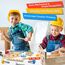Werkzeugkoffer Kinder Spielzeug ab 3 4 5 Jahre, Montessori Holzspielzeug Kinderwerkzeug Werkzeugbank Lernspiele Werkzeugset Schraubspielzeug Hämmerchenspiel Spiele Geschenke Junge MäDchen ab 3 Jährige