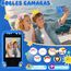 Fippesax Kinder Handy Smartphone Spielzeug, Kinderkamera 2,8" Handy für Mädchen Jungen, 20 lernspiele, Dualkamera, 8GB SD Karte, MP3 Player 3-9 Jahre, Blau