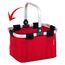 Theo Klein 9661 reisenthel Einkaufskorb carrybag mini, rot I Kaufladen-Zubehör mit Aluminiumrahmen und klappbarem Bügel I Maße: 25 cm x 17,5 cm x 16,5 cm I Spielzeug für Kinder ab 3 Jahren