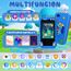 Fippesax Kinder Handy Smartphone Spielzeug, Kinderkamera 2,8" Handy für Mädchen Jungen, 20 lernspiele, Dualkamera, 8GB SD Karte, MP3 Player 3-9 Jahre, Blau