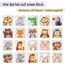 GLÜCKSWOLKE Memo - Spiel für Kinder ab 2 bis 6 Jahre, Montessori Spielzeug - fördert Konzentration + Merkfähigkeit, Lernspiele - Mit 7 Schwierigkeitsstufen, Kinderspielzeug - Neu (40 Karten)